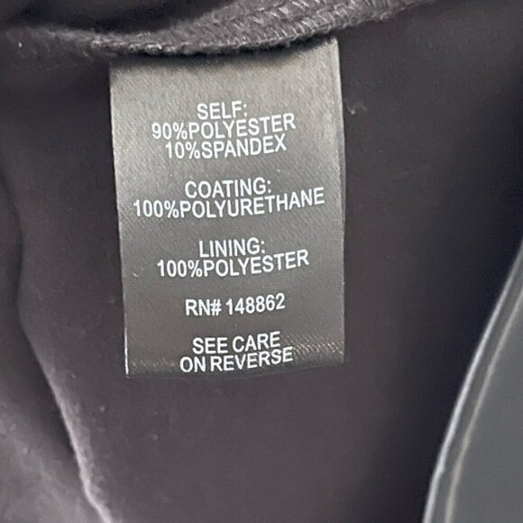 Torrid Black Faux Leather Lace-Up Peplum Top size 4X vegan leather sleeveless - Picture 7 of 10